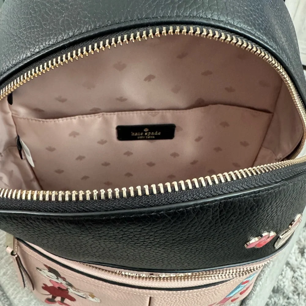 Kate Spade Black and Pink Disney Backpack - Picture 5 of 5